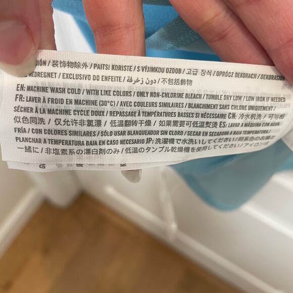 Abercrombie & Fitch Pastel Blue Slit Midi Skirt Minimalist Cleangirl NWT XS - Picture 5 of 8